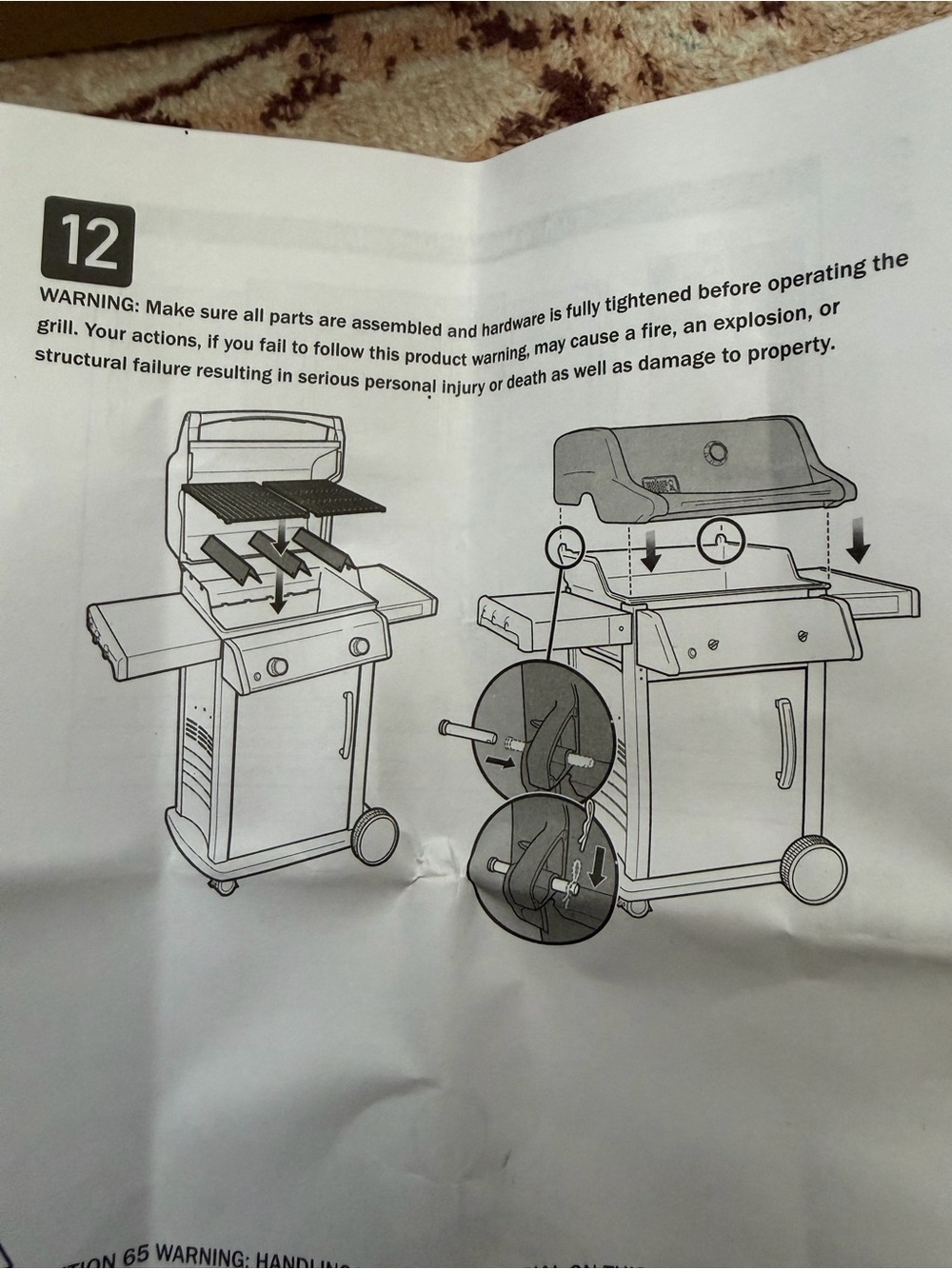 Weber Genesis II 210/310 Igniter Replacement Kit (Model DI.5P / File No: 303460) - Picture 8 of 11